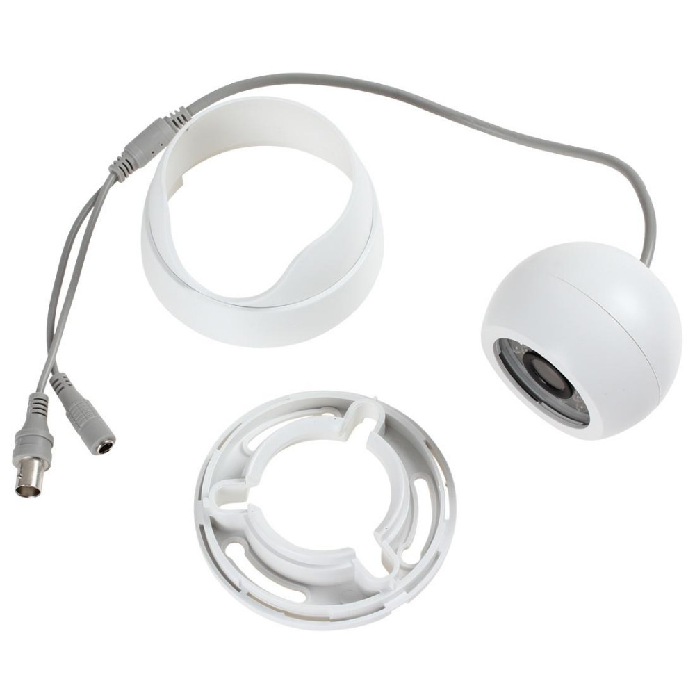 hd 1/4" 900tvl color cctv camera cmos 3.6mm lens 24 ir leds night vision dome camera security video surveillance camera