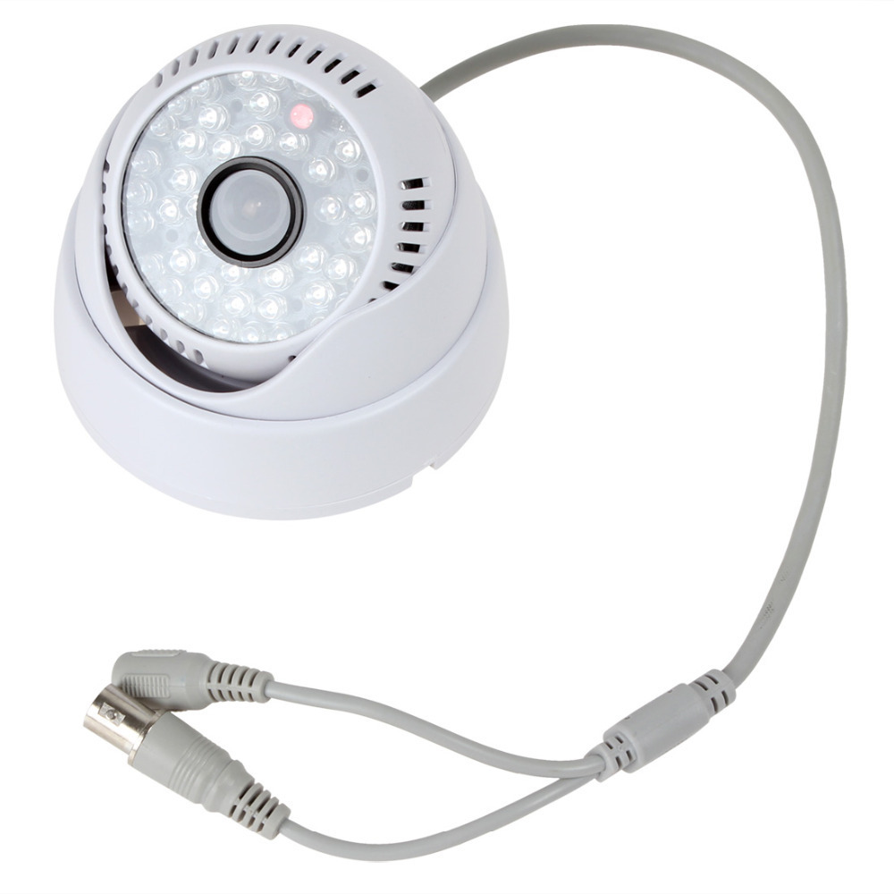 hd 800tvl 1/3 cmos cctv camera dome camera 3.6mm lens wide angle view 48 ir leds night vision security video surveillance camera