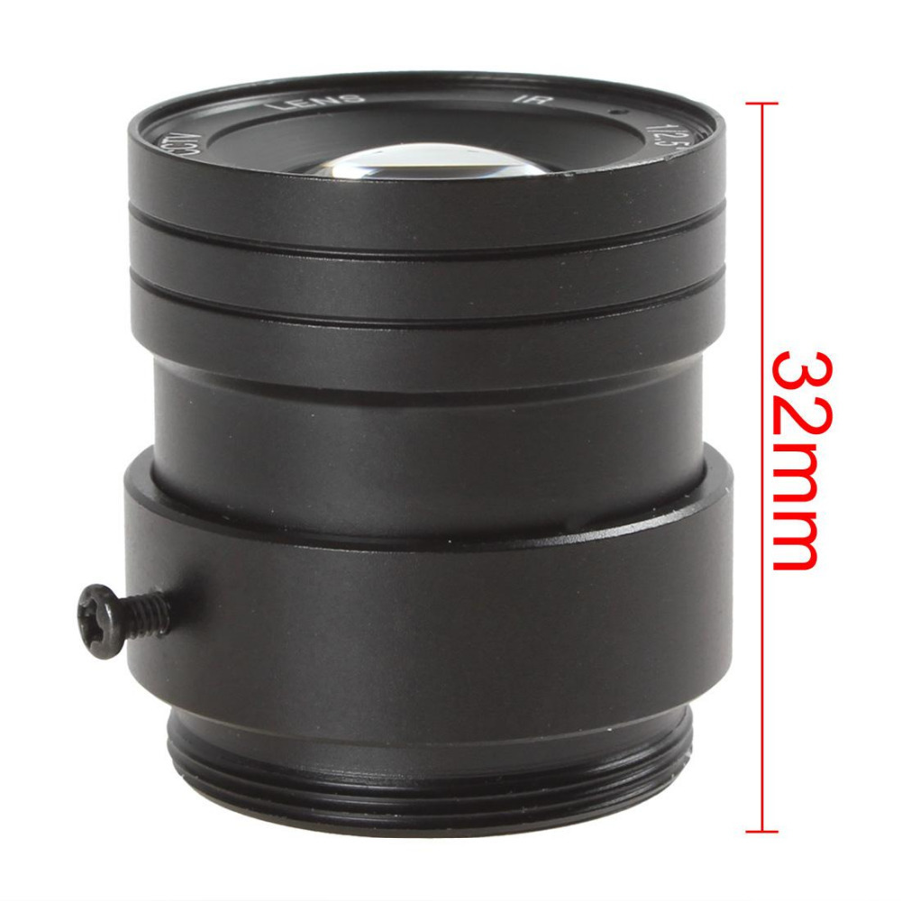 high definition ir cctv lens 8mm 3mp 1/2.5" f1.4 46 degree security cctv camera lens