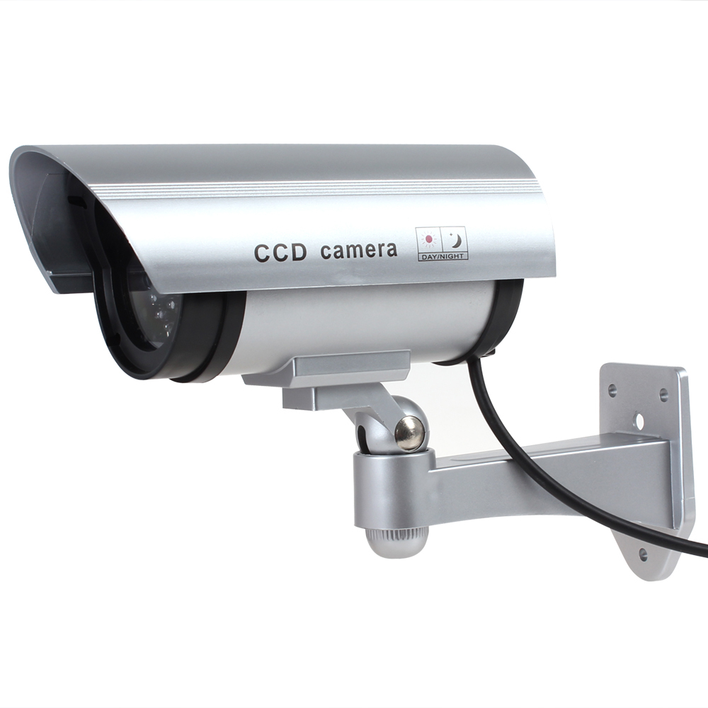 ! realistic looking waterproof dummy fake ir ccd security camera for indoor and outdoor, whole/ drop