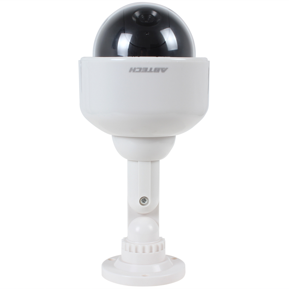 waterproof realistic dummy fake camera security fake cctv camera dome with flashing red led light