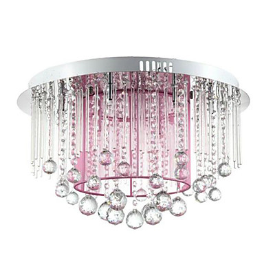 ceiling lights 12-light crystal semi flush mount