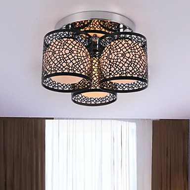 ceiling lights 3 light, modern creative black painting metal ceiling lights 3 light, modern creative black painting metal