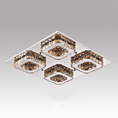 ceiling lights led crystal flush mount, 4 light, modern amber electroplating stainless steel ceiling lights led crystal flush mount, 4 light, modern amber electroplating stainless steel