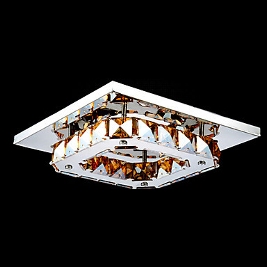 ceiling lights led crystal flush mount light, modern amber electroplating stainless steel ceiling lights led crystal flush mount light, modern amber electroplating stainless steel