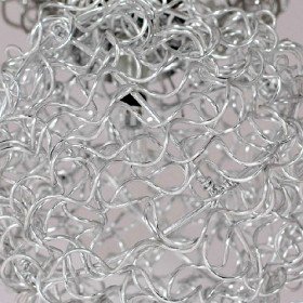 new 20w flush mount in globe metal lampshade (g4 bulb base)
