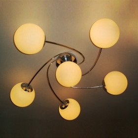 new artistic semi flush mount with 6 lights in globe shade new artistic semi flush mount with 6 lights in globe shade