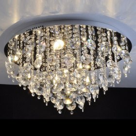 new modern crystal flush mount with 16 lights in round new modern crystal flush mount with 16 lights in round