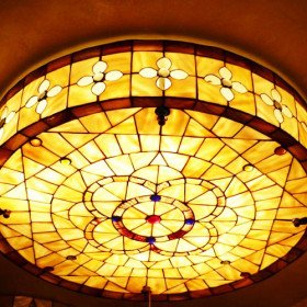 new selling tiffany style flush mount with 6 lights in round new selling tiffany style flush mount with 6 lights in round