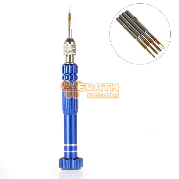 5-in-1 multi-function compact mini screw driver screwdriver tool set kit for iphone psp mobile cell phone / mp3 / mp4