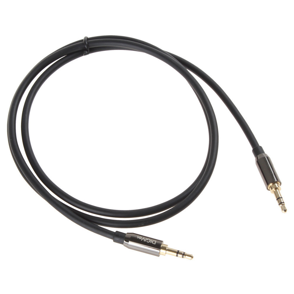 digiyes 1m 3.5mm audio cable male to male car aux auxiliary cord stereo audio cable for smart phone / ipod / notebook / dvd