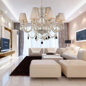 12-light the style of palace glass chandelier 12-light the style of palace glass chandelier