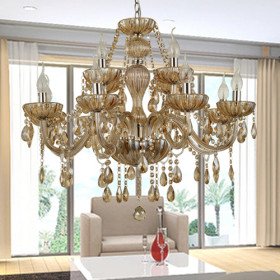 12-light the style of palace glass chandelier with candle bulb 12-light the style of palace glass chandelier with candle bulb