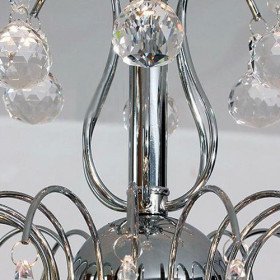 120w modern crystal chandelier with 3 lights (g9 bulb base)