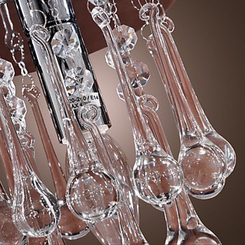 2015 40w modern chandelier crystal semi flunsh mount