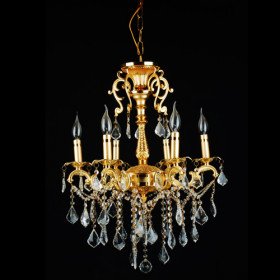 6-light crystal chandelier 6-light crystal chandelier