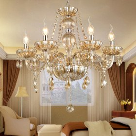6-light the style of palace glass chandelier with candle bulb 6-light the style of palace glass chandelier with candle bulb