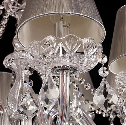 8-light the style of palace glass chandelier luxury crystal chandelier with 6 lights