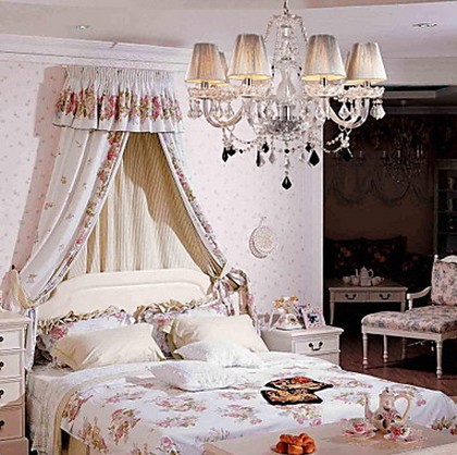 8-light the style of palace glass chandelier luxury crystal chandelier with 6 lights