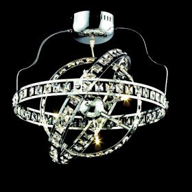 electrochromism finish crystal chandelier with 4 lights - sphere design electrochromism finish crystal chandelier with 4 lights - sphere design