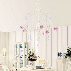 new crystal chandelier with 3 lights in rose feature