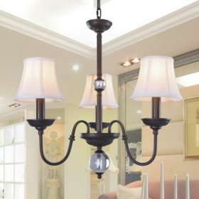 new elegant style chandelier with 3 lights in white shade new elegant style chandelier with 3 lights in white shade