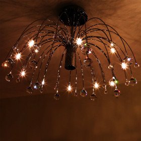 new k9 crystal chandelier in firework shape chrome finished new k9 crystal chandelier in firework shape chrome finished