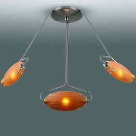 new modern chandelier with 3 lights in stylish design