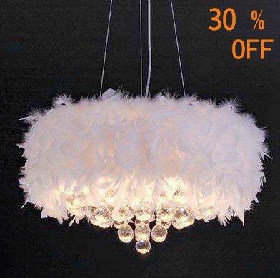 new white feather chandelier with 3 lights new white feather chandelier with 3 lights
