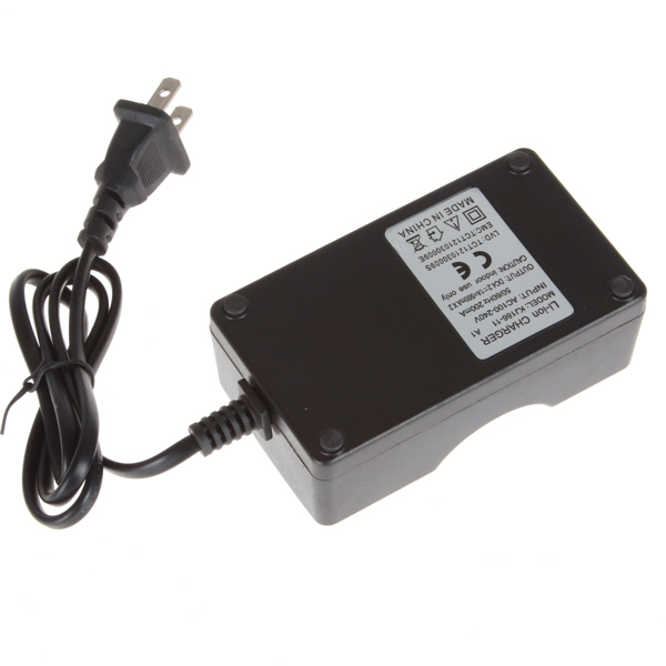 fkj186-12a li-ion 18650 battery charger for 2 x 18650 rechargeable batteries