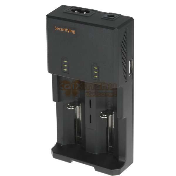 securitying intelligent 2-slot li-ion ni-mh ni-cd battery charger for 26650 18650 22650 aa aaa rechargeable battery cell phone