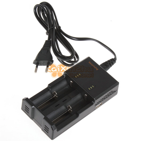 securitying intelligent 2-slot li-ion ni-mh ni-cd battery charger for 26650 18650 22650 aa aaa rechargeable battery cell phone