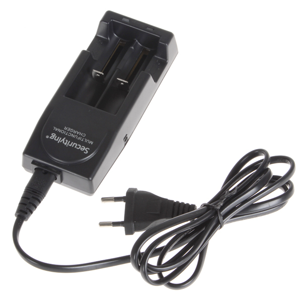securitylng tr-001 smart intelligent rechargeable battery charger for 18650 10440 14500 16340 10430 - us / uk / eu ac plug