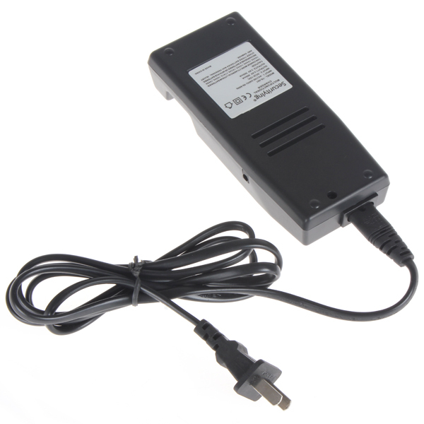 securitylng tr-001 smart intelligent rechargeable battery charger for 18650 10440 14500 16340 10430 - us / uk / eu ac plug