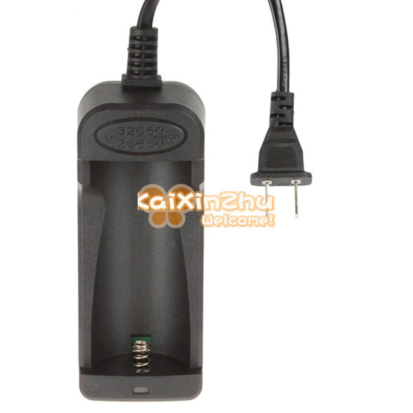 single slot li-ion battery charger for 32650 / 26650 rechargeable lithium battery