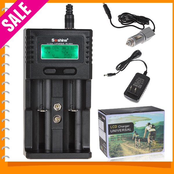 soshine h2 universal lcd display intelligent smart battery charger for li-ion 26650 18650 ni-mh aa aaa lifepo4 16340 battery soshine h2 universal lcd display intelligent smart battery charger for li-ion 26650 18650 ni-mh aa aaa lifepo4 16340 battery