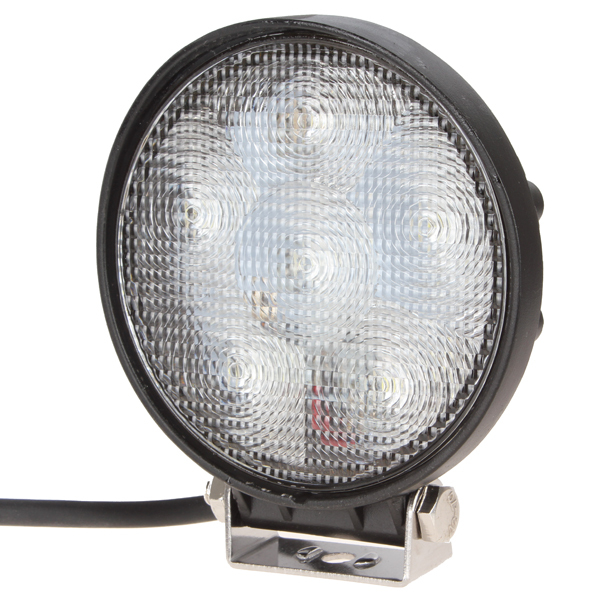 1200lm 18w high power round car offroad led working light off road led work lamp with 6x 3w bead leds for truck jeep atv boat