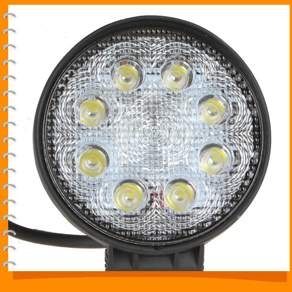 1600lm 24w high power round car offroad led working light off road led work lamp with 8x 3w bead leds for truck jeep atv boat 1600lm 24w high power round car offroad led working light off road led work lamp with 8x 3w bead leds for truck jeep atv boat