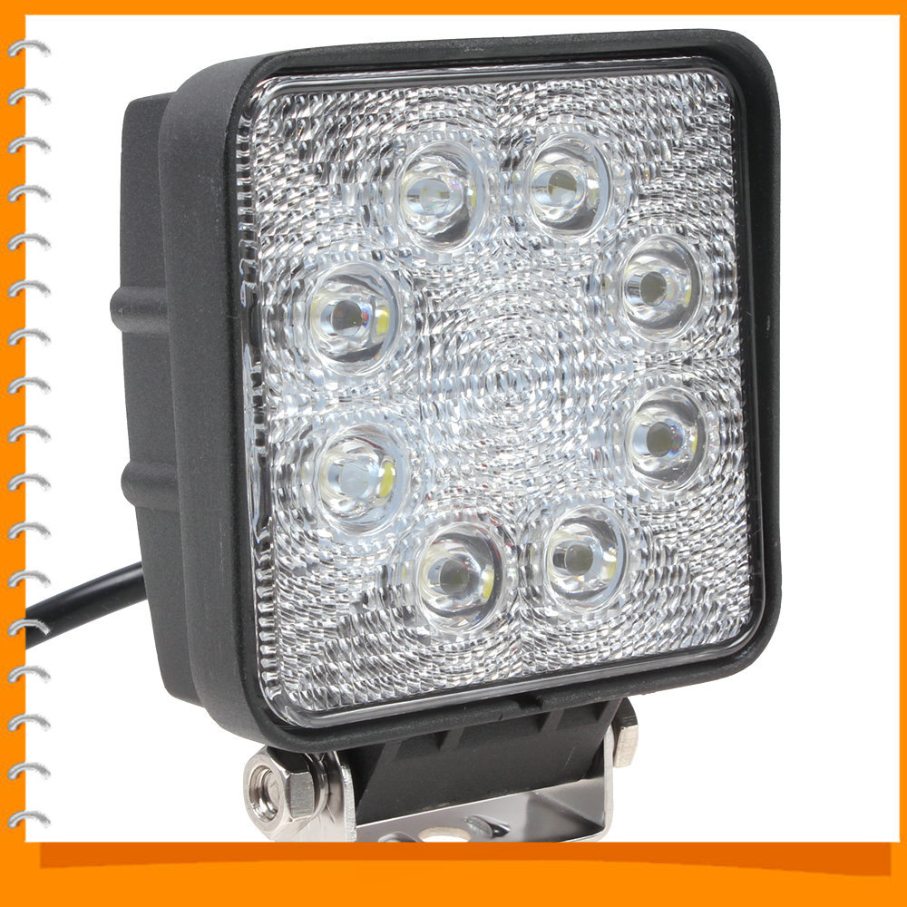 1600lm 24w high power square car offroad led working light off road led work lamp with 8x 3w bead leds for truck jeep atv boat 1600lm 24w high power square car offroad led working light off road led work lamp with 8x 3w bead leds for truck jeep atv boat