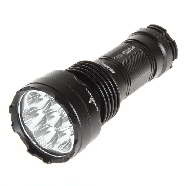 outdoor 4200 lumens super bright 7 x cree xm l xml t6 led flashlight torch 5 modes 18650 flash light
