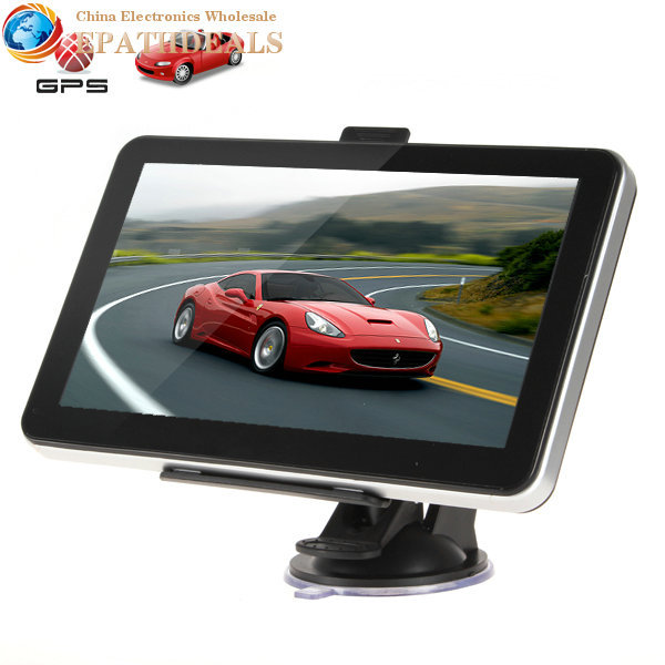 professional 7 inch tft lcd 4gb auto car gps navigation 7'' vehicle navigator system with fm radio mp3 mp4 usb sd