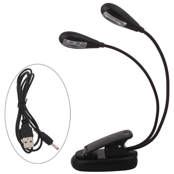 adjustable clip mini portable led book reading light lamp flexible usb led novelty light for laptop pc notebook