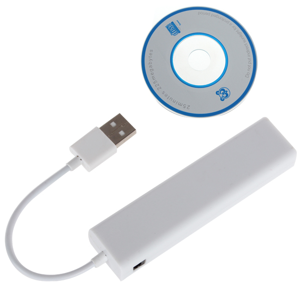 high speed 1 port usb network card usb 2.0 ethernet adapter 10/100mbps with 3 port usb hub compatible for apple mac linux me