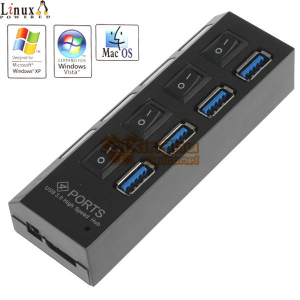 high speed 5gbps 4 port usb hub 3.0 2.0 on / off switches supports multiple windows for computer pc peripherals accessories high speed 5gbps 4 port usb hub 3.0 2.0 on / off switches supports multiple windows for computer pc peripherals accessories