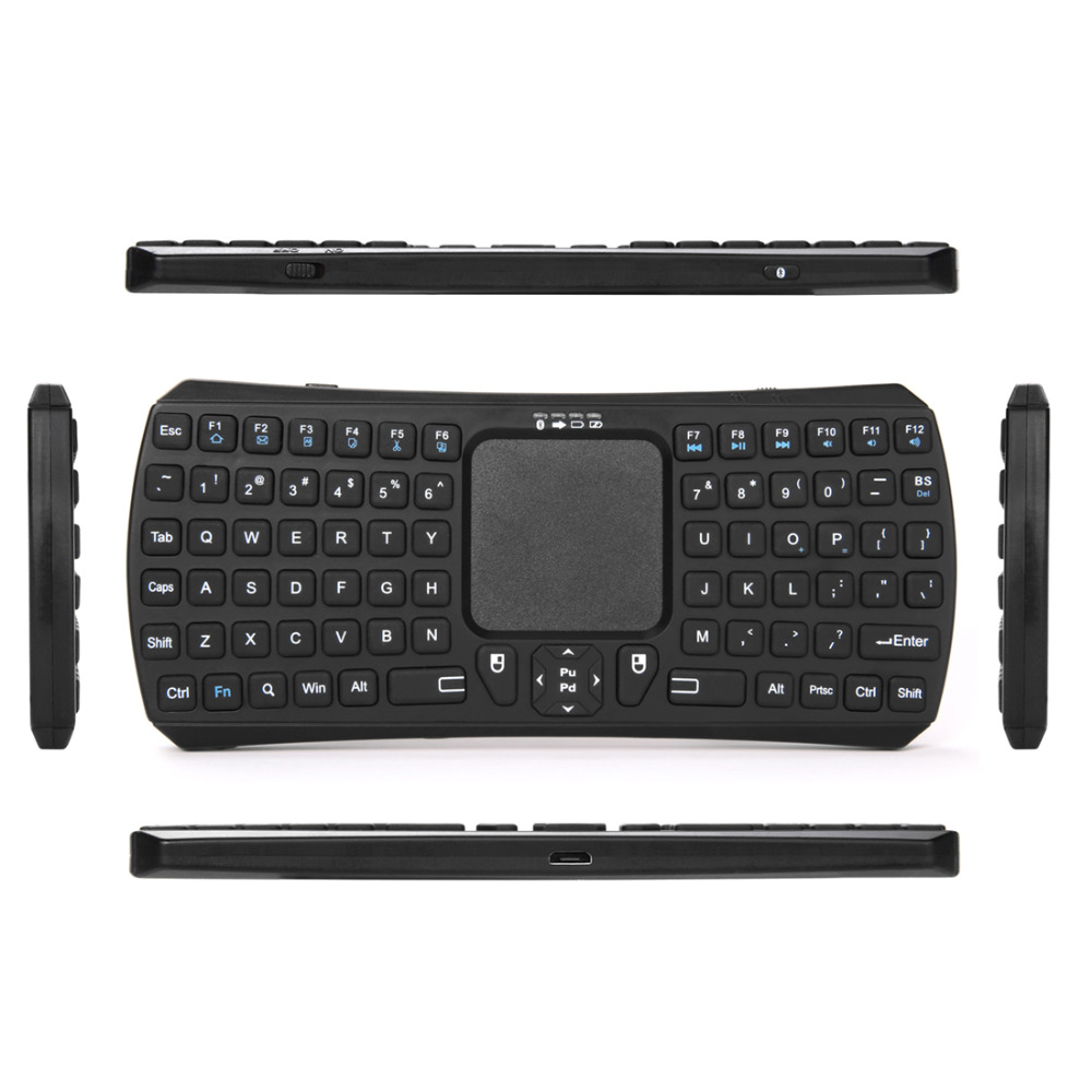 ibk-26 bluetooth wireless keyboard mouse mini silicone buttons keyboard touchpad for pc