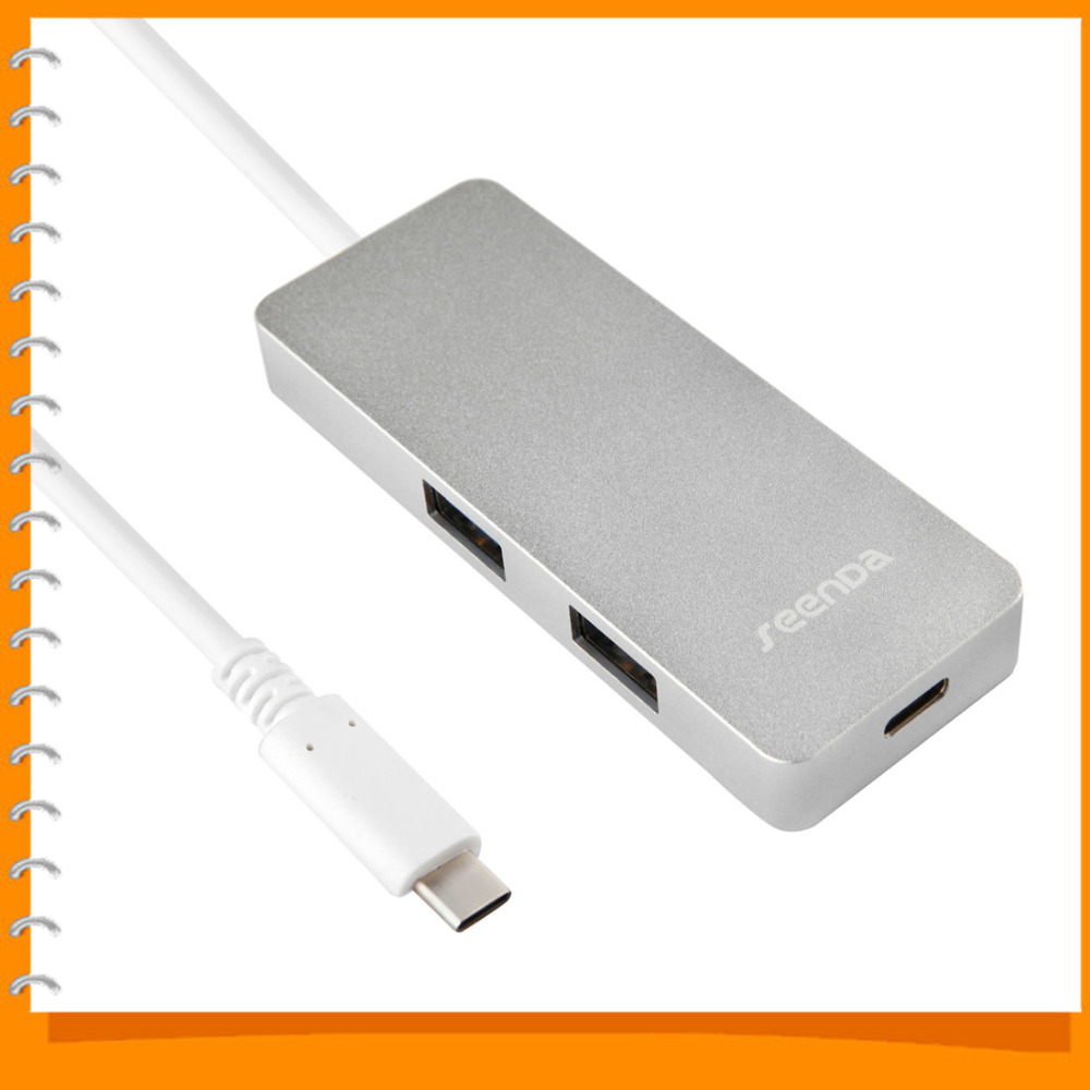 ihub-02c type c super speed 3 ports usb 3.0 hub aluminum concentrator support macbook air