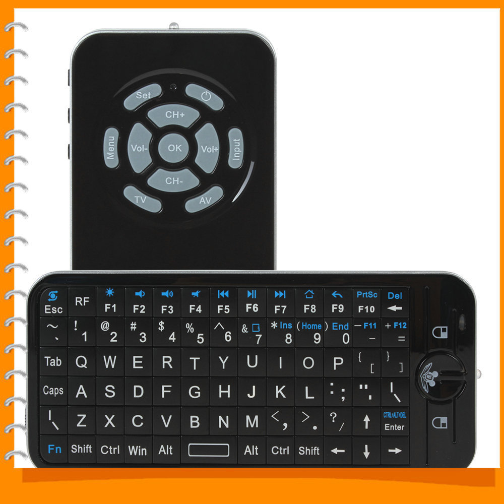 ipazzport kp-810-16 2.4ghz wireless english / russian keyboard 2.4g mini fly air mouse learning function tv box pc laptop tablet ipazzport kp-810-16 2.4ghz wireless english / russian keyboard 2.4g mini fly air mouse learning function tv box pc laptop tablet