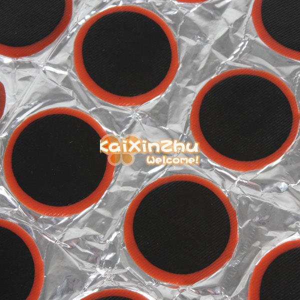 2pack/lot! 36 x 32mm round rubber bicycle bike tire tyre repair piece film patch repair tools kits for cycling