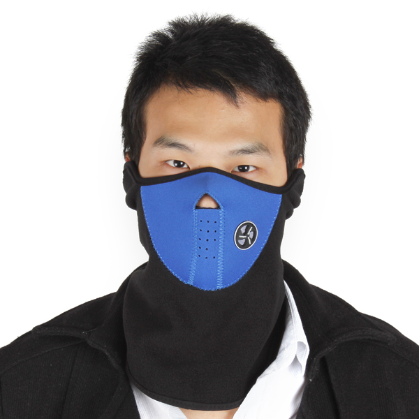 2pcs! bike bicycle cycling half face mask winter neck warmer for men women ski snowboard motorcycle