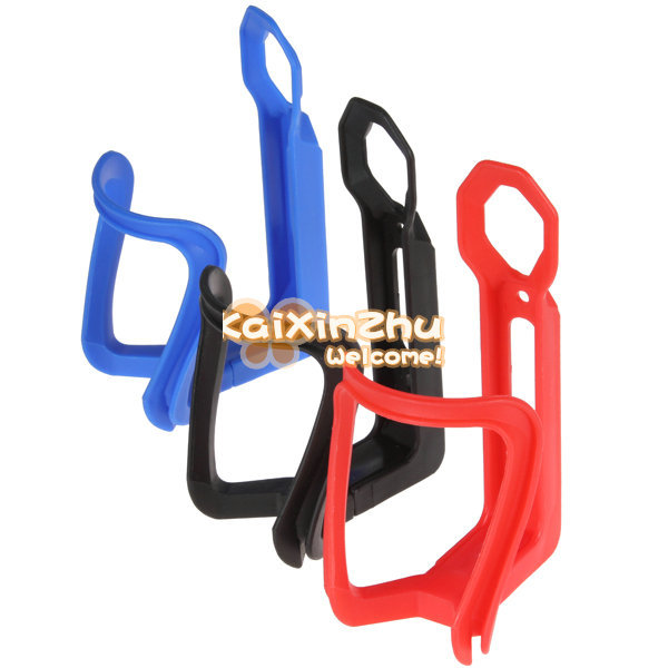 3pcs/lot! plastic mountain mtb bicycle cycling water bottle holder cage bike accessories for outdoor sports - 3 optional colors